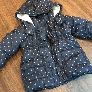 Old Navy Cute Baby Girls Puffy Coat! 18-24 months